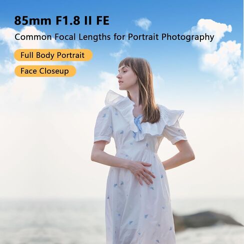 عدسة VILTROX 85 مم f/1.8 F1.8 Mark II كاملة الإطار E-Mount، عدسة رئيسية ذات فتحة كبيرة للتركيز التلقائي لكاميرات Sony E Mount بدون مرآة A7 A7R A7S A7C A7II A7III A7RIII A7SIII A7RIV A9 A9II in Kuwait
