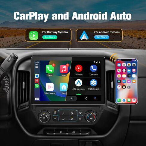 13.1 inch Car Radio Stereo for Chevy Silverado GMC Sierra 2014-2018 with CarPlay Android Auto in Saudi Arabia