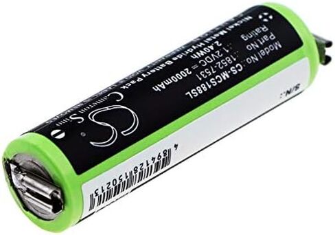بطارية بديلة CS لـ Moser ChroMini 1591، ChroMini 1591B، ChroMini 1591Q، Easy Style 1881 1590-7291، 1852-7531 2000mAh / 2.40Wh راديو ثنائي الاتجاه in Kuwait