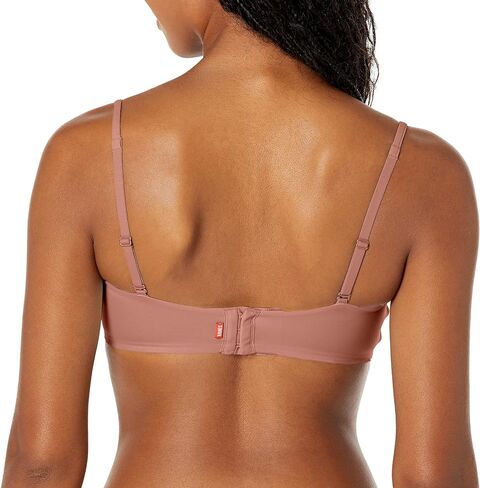 Hanes Women's Eco Luxe Bandeau Contour Wirefree DHY205, Lilac Meringue, Small in Kuwait