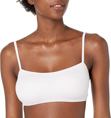 Hanes Women's Eco Luxe Bandeau Contour Wirefree DHY205, Lilac Meringue, Small in Kuwait