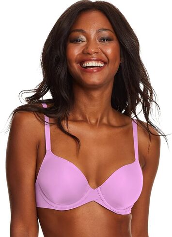 Maidenform Women's One Fab Fit Underwire, Demi T-Shirt, Convertible Bra (Retired Colors), Greyish Purple, 40C in Saudi Arabia