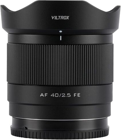 VILTROX 40mm F2.5 FE, 40mm f/2.5 E-Mount Full Frame AF Prime Lens Wide Angle Lens for Sony e Mount a7cr a7cii a7c a6700 zv-e100 a6600 a6400 a7iv a7iii in Saudi Arabia