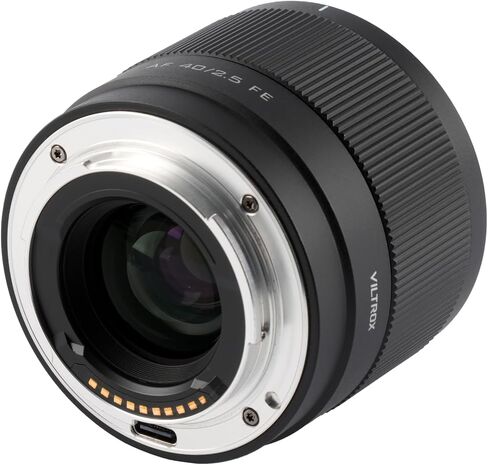 VILTROX 40mm F2.5 FE, 40mm f/2.5 E-Mount Full Frame AF Prime Lens Wide Angle Lens for Sony e Mount a7cr a7cii a7c a6700 zv-e100 a6600 a6400 a7iv a7iii in Saudi Arabia