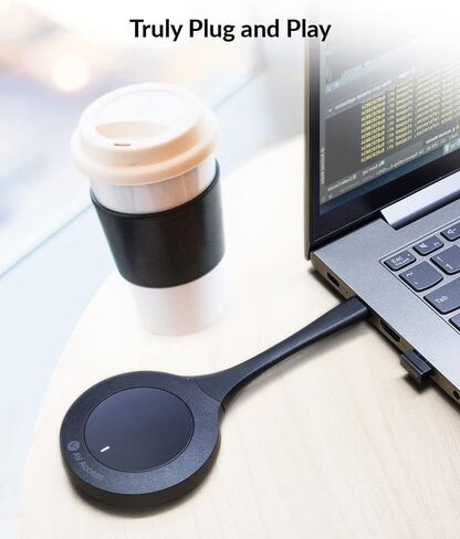 v AV Access AV Access Wireless USB-C Dongle for eShare W50 Screen Cast Mirroring Dongle مع اتصال لاسلكي، تحكم سهل في الأزرار، توافق عالمي لغرفة الاجتماعات الصغيرة أو الجماعية in Kuwait
