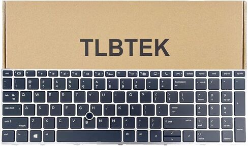استبدال لوحة المفاتيح الخلفية TLBTEK متوافق مع HP ZBOOK 15 G5 G6 وZBOOK 17 G5 G6 Laptop L29635-001 L12765-001 L28407-001 (لا يناسب سلسلة Zbook 15U G5) in Saudi Arabia