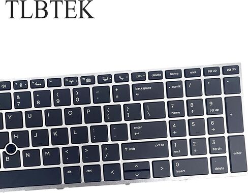 استبدال لوحة المفاتيح الخلفية TLBTEK متوافق مع HP ZBOOK 15 G5 G6 وZBOOK 17 G5 G6 Laptop L29635-001 L12765-001 L28407-001 (لا يناسب سلسلة Zbook 15U G5) in Saudi Arabia