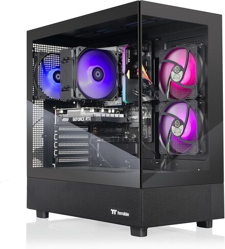 Thermaltake Vista i460T Gaming Desktop (Intel® Core™ i7-14700F, ToughRam 32GB DDR5 5600MT/s RGB Memory, NVIDIA® GeForce RTX™ 4060 Ti, 1TB NVMe M.2, WiFi, Windows 11) V27B-B760-46T-LCS in Saudi Arabia