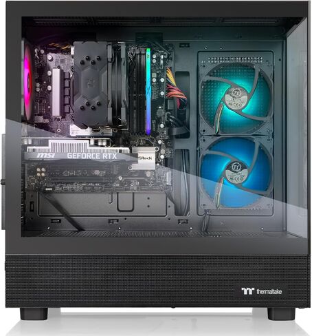 Thermaltake Vista i460T Gaming Desktop (Intel® Core™ i7-14700F, ToughRam 32GB DDR5 5600MT/s RGB Memory, NVIDIA® GeForce RTX™ 4060 Ti, 1TB NVMe M.2, WiFi, Windows 11) V27B-B760-46T-LCS in Saudi Arabia
