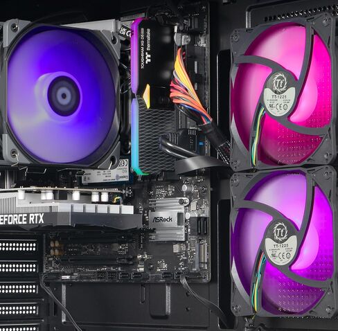 Thermaltake Vista i460T Gaming Desktop (Intel® Core™ i7-14700F, ToughRam 32GB DDR5 5600MT/s RGB Memory, NVIDIA® GeForce RTX™ 4060 Ti, 1TB NVMe M.2, WiFi, Windows 11) V27B-B760-46T-LCS in Saudi Arabia