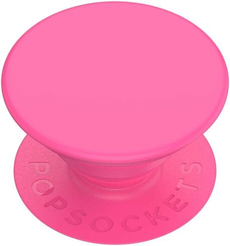 ​​​​PopSockets: Phone Grip with Expanding Kickstand, Pop Socket for Phone - Neon Pink in Saudi Arabia