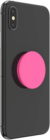 ​​​​PopSockets: Phone Grip with Expanding Kickstand, Pop Socket for Phone - Neon Pink in Saudi Arabia