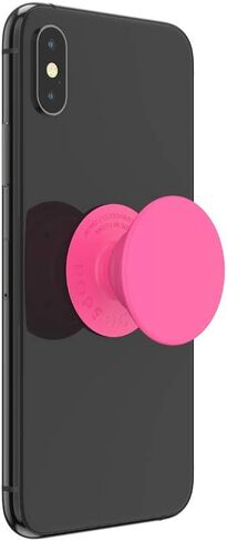 ​​​​PopSockets: Phone Grip with Expanding Kickstand, Pop Socket for Phone - Neon Pink in Saudi Arabia