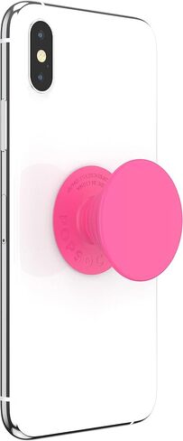 ​​​​PopSockets: Phone Grip with Expanding Kickstand, Pop Socket for Phone - Neon Pink in Saudi Arabia