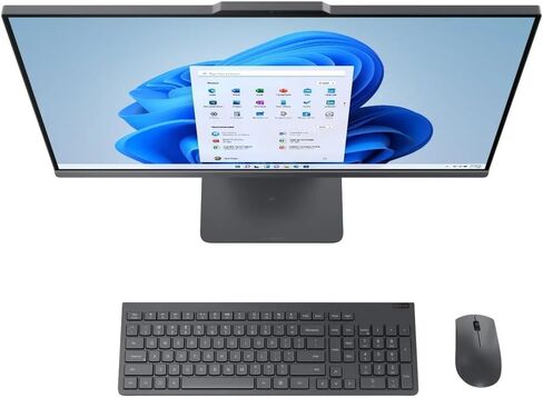 كمبيوتر مكتبي Lenovo IdeaCentre الكل في واحد، شاشة لمس 27 بوصة FHD، 10-Core i7-13620H، 64 جيجابايت DDR5، 1 تيرابايت SSD، Intel UHD Graphics، كاميرا ويب، Wi-Fi 6، Windows 11 Pro، مع ترخيص Microsoft Office مدى الحياة in Saudi Arabia