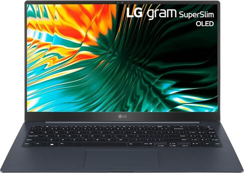 لاب توب LG gram Superslim مقاس 15.6 بوصة رفيع للغاية وخفيف الوزن، إصدار Intel Evo - معالج Intel Core Ultra 7 مزود بتقنية AI، وذاكرة وصول عشوائي 32 جيجابايت، ومحرك أقراص SSD سعة 2 تيرابايت، أسود in Saudi Arabia