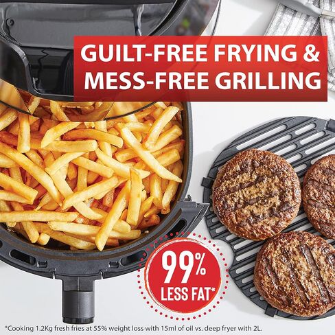 T-fal 9 in 1 Toaster Oven Air Fryer Combo Stainless Steel Convection Countertop Oven, Fast Heatup, 7 Pound Chicken Capacity, Extra Crispy Results, Toast, Bake, Air Fry, Reheat, Broil in Saudi Arabia