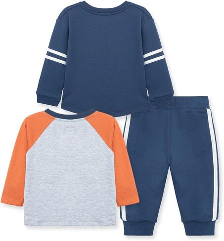 Little Me Baby Boys' 3-Piece Shirts and Pant Set, 2-Shirts, 1 Pant, 0-24 Months in Saudi Arabia