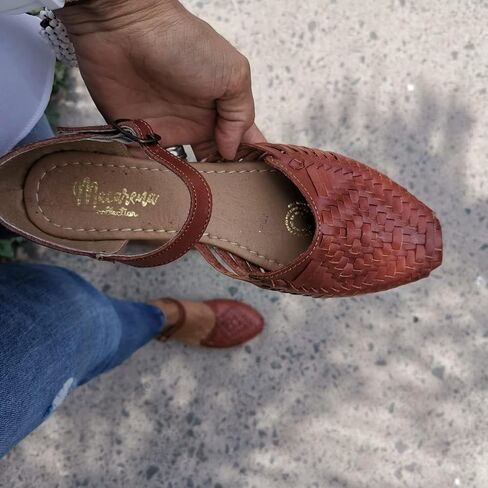 Macarena Collection Sandals Women Huarache Sandal Colorful Leather Mexican Style 2150 in Saudi Arabia