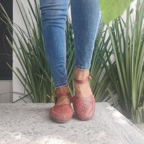 Macarena Collection Sandals Women Huarache Sandal Colorful Leather Mexican Style 2150 in Saudi Arabia