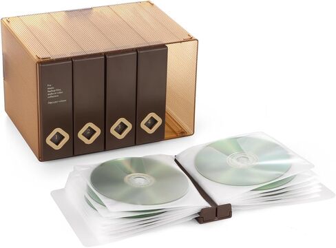 Standard Plastic CD Case, Single Jewel Case for 120 Disks, Dustproof DVD Disc Storage Case, Sturdy Stackable Container for Disks Protection in Saudi Arabia