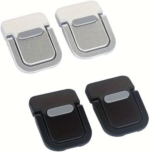 1 Pair Laptop Stand Invisible Paste Bracket Storage Folding Portable Heightening Shelf Keyboard Base Foot Support Shelf in Saudi Arabia