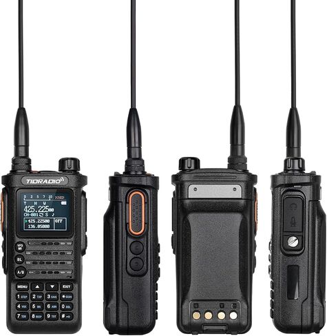 (الجيل الثاني) راديو TIDRADIO TD-H8 بقوة 10 وات عالي الطاقة محمول مع برمجة بلوتوث، قادر على التكرار، راديو NOAA طويل المدى للطقس مع بطارية كبيرة 2500 مللي أمبير في الساعة، راديو ثنائي الاتجاه، حزمة واحدة in Saudi Arabia
