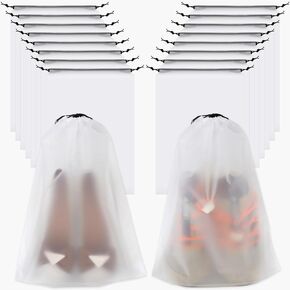 18 Pack Shoe Bags for Travel, 11.8in x 15.7in Travel Shoe Bags for Packing, Travel Bag for Shoes, Storage Bags for Men and Women