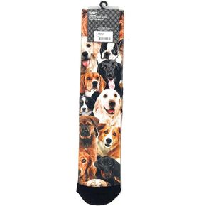 Dog Breeds Crew Socks - SHOE SIZE (5-10 Men) (7-12 women)