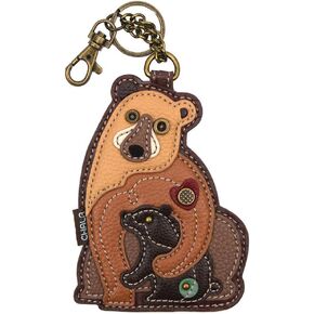 Chala Handbags Bears Key Fob Coin Purse Chala Keychain