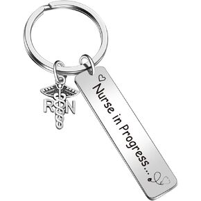 JIUSHUN Daughter Jewelry Girlfriend Couple Keyring Mothers Day Keyring Boyfriend Dad Jewelry