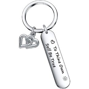 Inspirational To Thine Own Self Be True Jewelry William Shakespeare Confirmation Gift,Graduation Job Promotion Jewelry