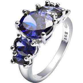 WIBERN Platinum Gold Plated Noble Princess Cute Shining CZ Charm Ring for Women Jewel