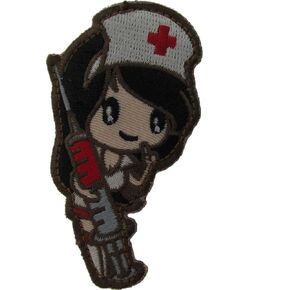 Nurse Girl Morale Patch (Full Color (Subdued))