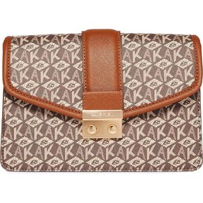 Anne Klein Small Flap Ak Cube Logo Crossbody