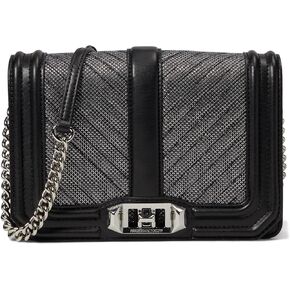 Rebecca Minkoff Women's Chevron Quilted Small Love Crossbody Bag