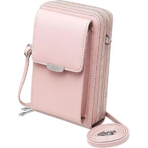 KUKOO Small Crossbody Phone Bags for Women Touch Screen Purse Wallet Mini Shoulder Handbag with Credit Card Slots in Kuwait