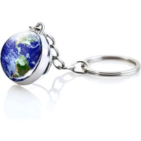 Keychain for Women Key rings, Circle Metal Keyring Girls Round Keyring in Saudi Arabia