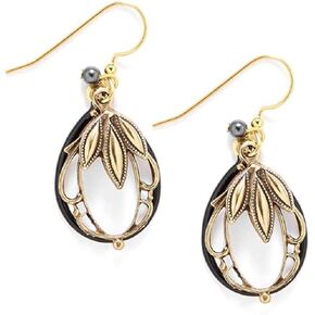 أقراط متدلية بيضاوية الطبقات من سيلفر فوريست مقاس واحد in Kuwait