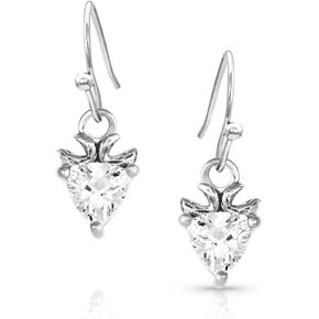 Montana Silversmiths Kristy Titus Collection Earrings (Glacial Arrowhead Crystal)