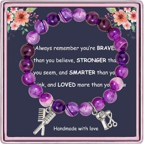 Hairstylist Gift Hairdresser Bracelet Hair Stylist Gift Hairdresser Graduation Jewelry Hair Stylist Appreciation Gift Hairstylist Student Gifts