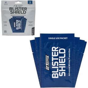 2Toms BlisterShield Advanced Waterproof Blister Prevention, Friction Free Protection Designed Specifically for Feet, Hot Spots, and Calluses, 6 Pack Single-Use Packets