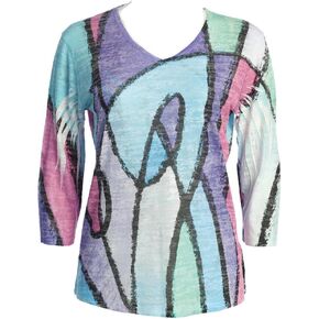Jess & Jane Sonata Burnout Sublimation Top