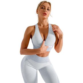 حمالات صدر رياضية من OHYOGA للنساء حمالة صدر رياضية بدون خياطة للتمرين WJ027