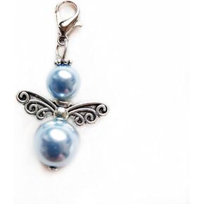 Something blue angel, Something blue gift, Wedding Bouquet clip, Wedding gift for daughter