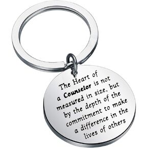 LQRI Counselor Gift School Counselor Gift Counselor Appreciation Keychain Thank You Gift for Guidance Counselor Teacher