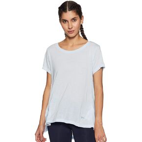 Under Armour Women's Whisperlight Short Sleeve Foldover Shirt