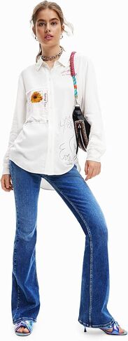 Desigual Women's Woman Woven Shirt Long Sleeve in Saudi Arabia