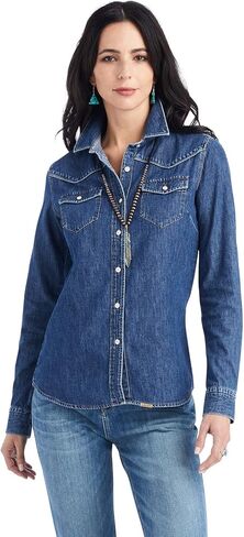 ARIAT Women's Farriday Denim Shirt in Saudi Arabia