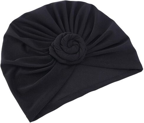 Qianmome Womens Turban African Pattern Knot Headwrap Beanie Pre-Tied Bonnet Chemo Cap Hair Loss Hat in Saudi Arabia